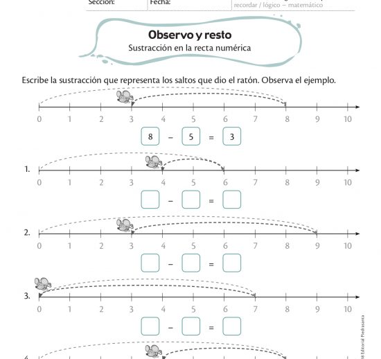 Observo y resto