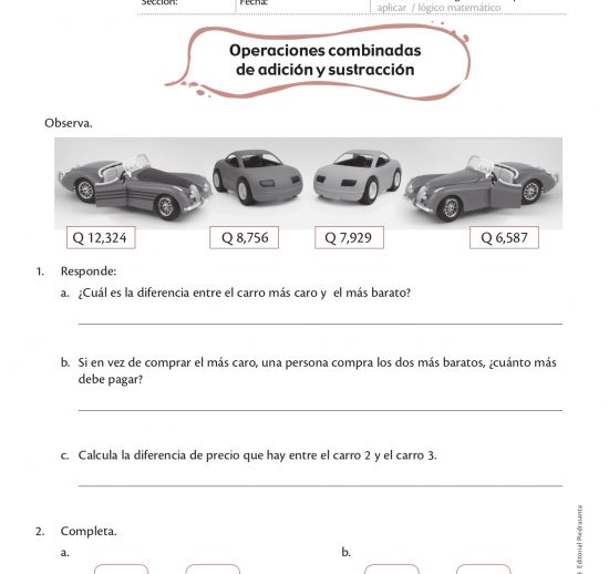 Operaciones combinadas