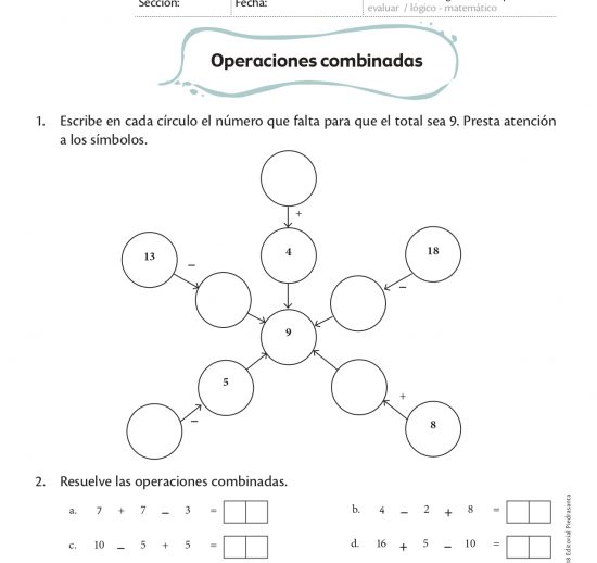 Operaciones combinadas