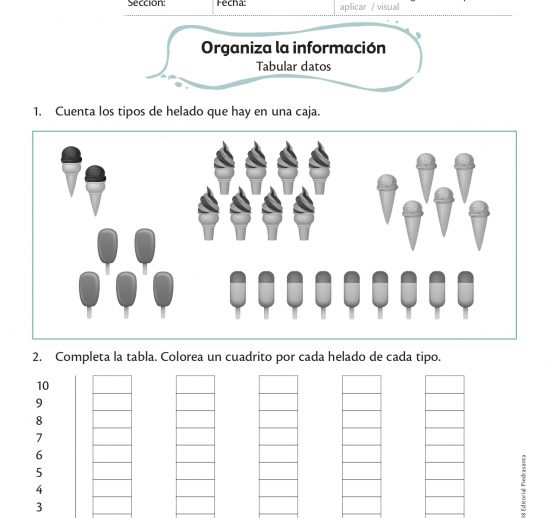 Organiza la información