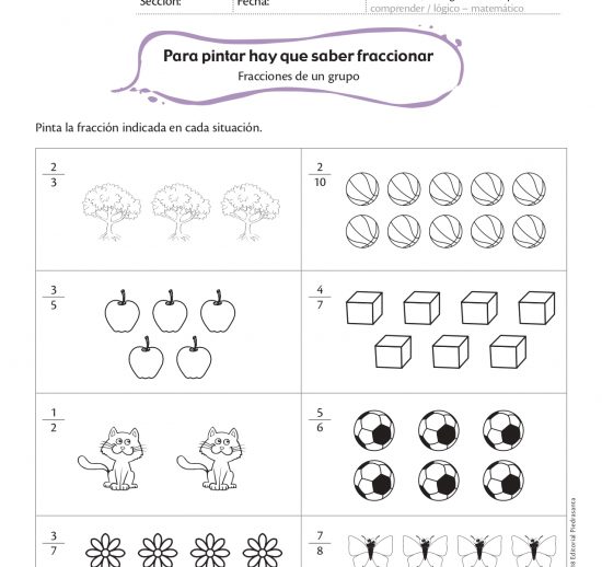 Para pintar hay que saber fraccionar