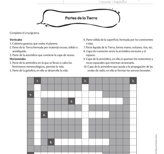 Partes de la Tierra