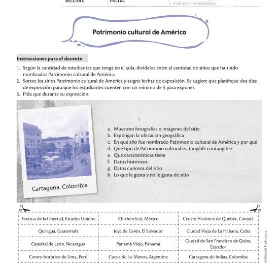 Patrimonio cultural de América