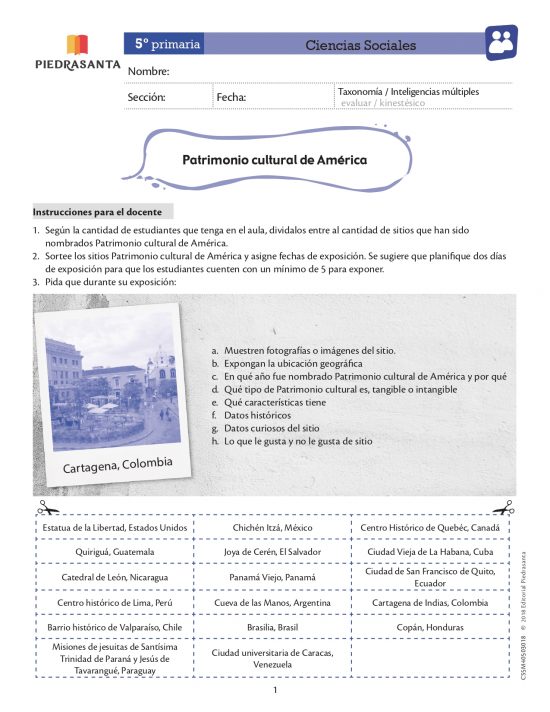 Patrimonio cultural de América
