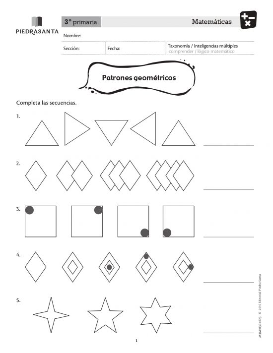 Patrones geométricos