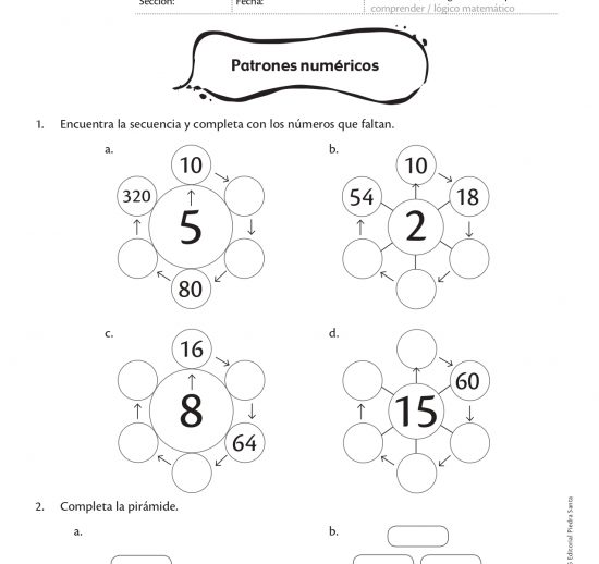 Patrones numéricos