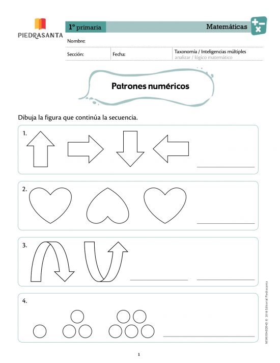 Patrones numéricos