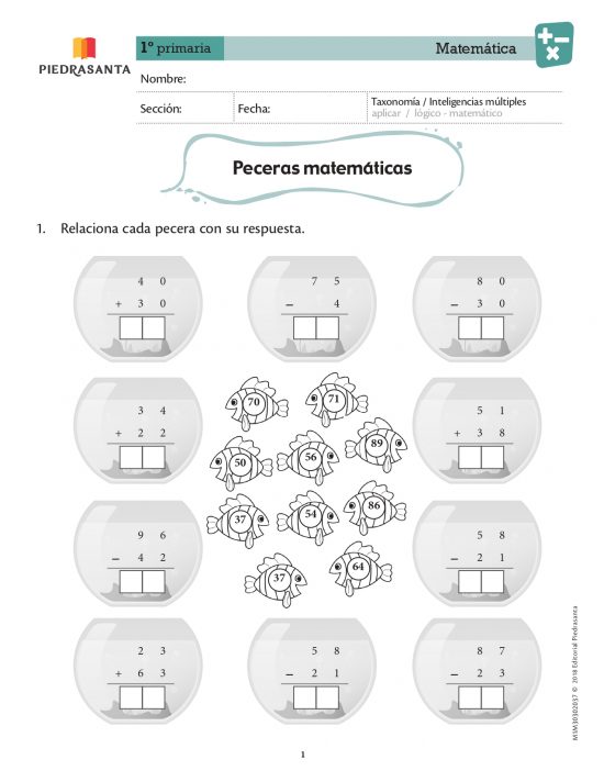 Peceras matemáticas