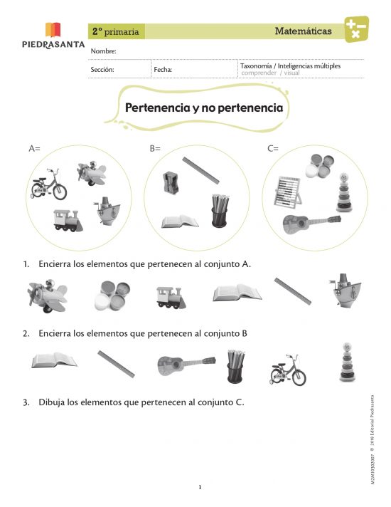 Pertenece o no pertenece