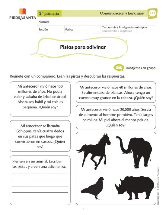 Pistas para adivinar