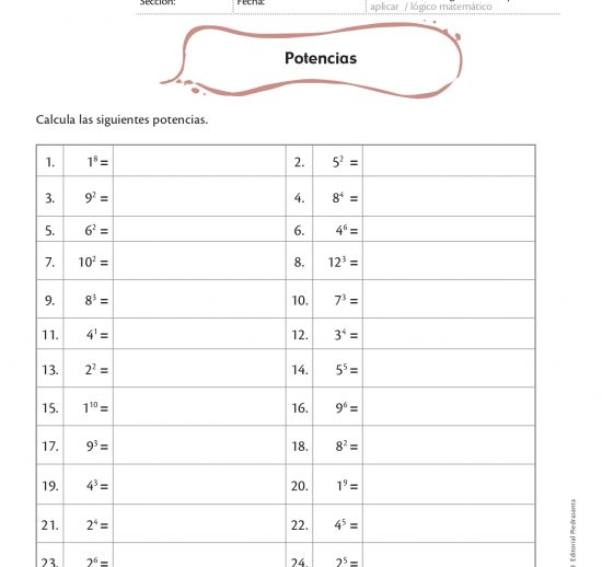 Potencias