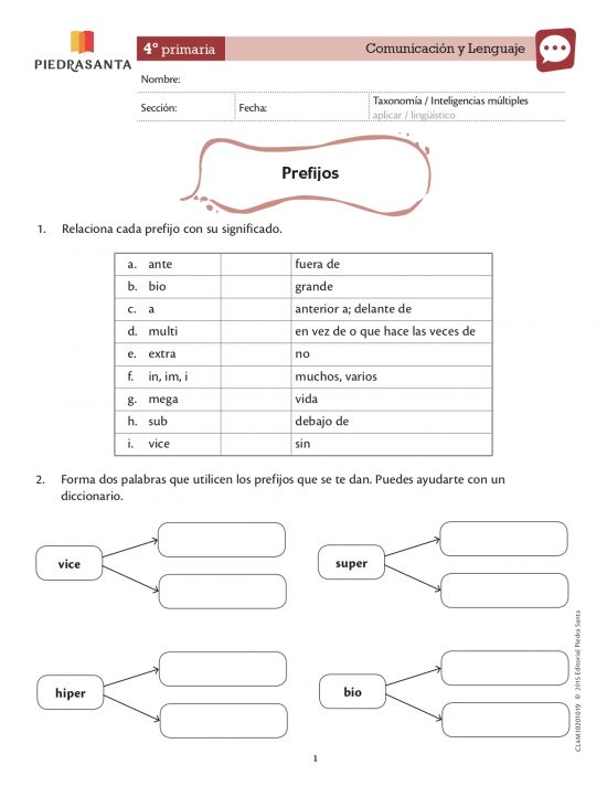 Prefijos
