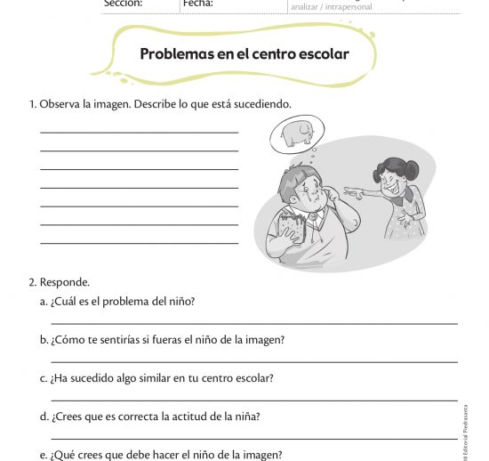 Problemas en el centro escolar