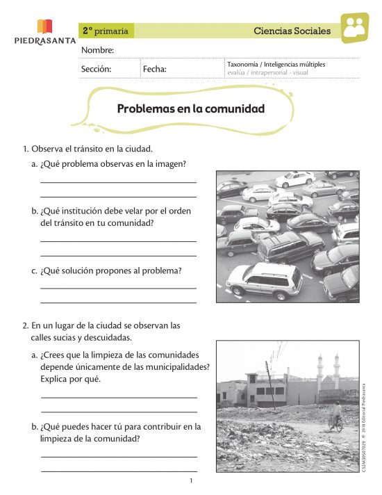 Problemas en la comunidad