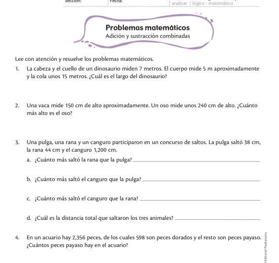 Problemas matemáticos