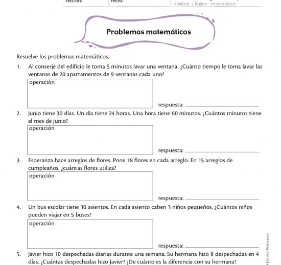 Problemas matemáticos