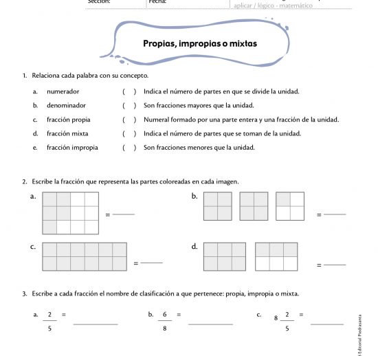 Propias, impropias o mixtas