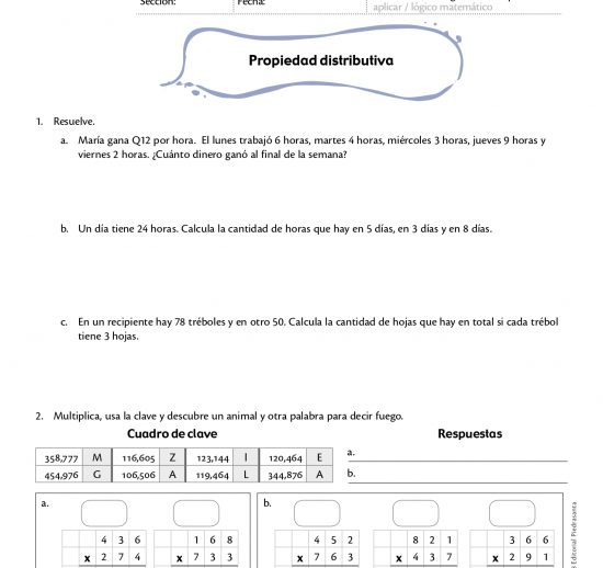 Propiedad distributiva