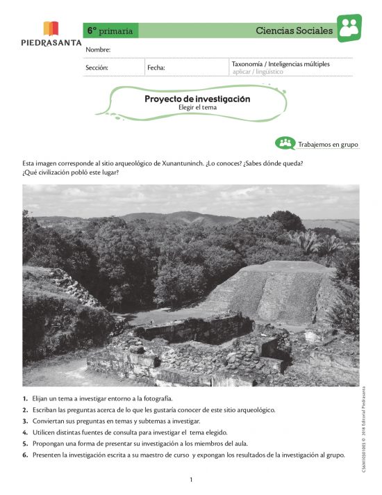 Proyecto de investigación