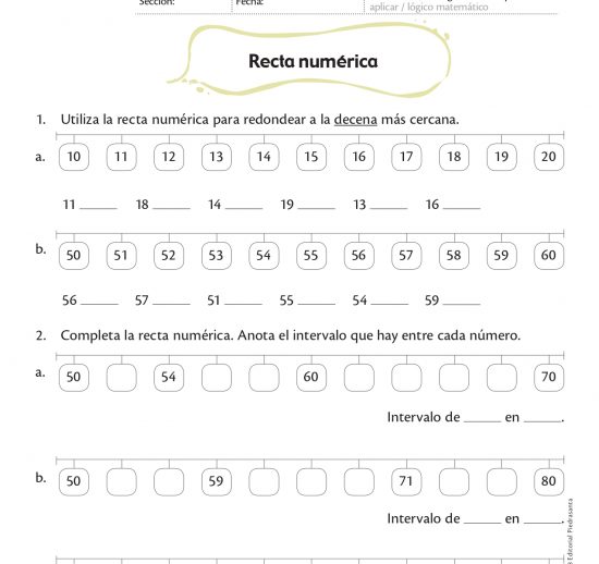 Recta numérica