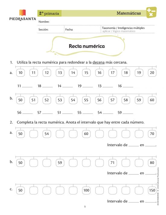 Recta numérica