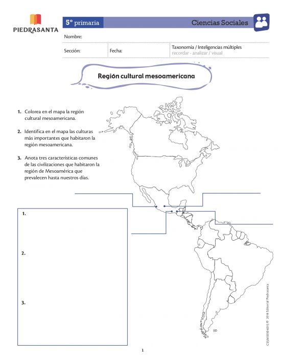 Region cultural mesoamericana
