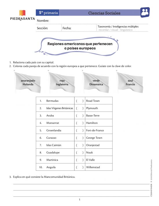 Regiones americanas que pertenecen a países europeos