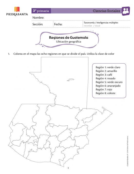 Regiones de Guatemala