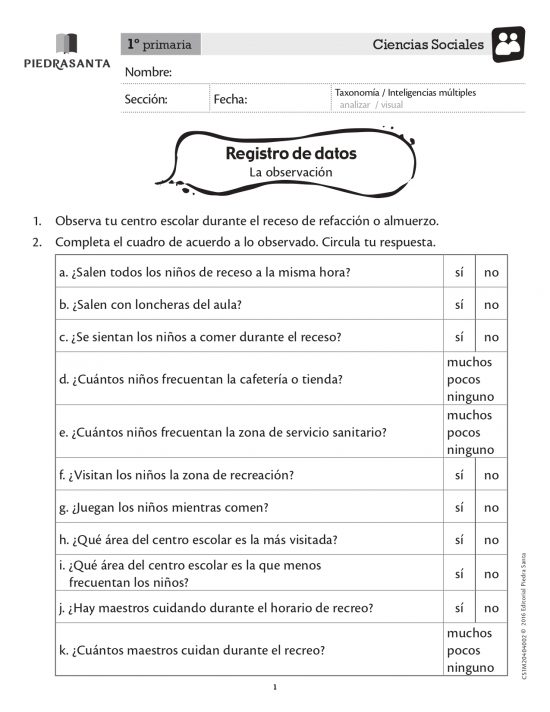 Registro de datos