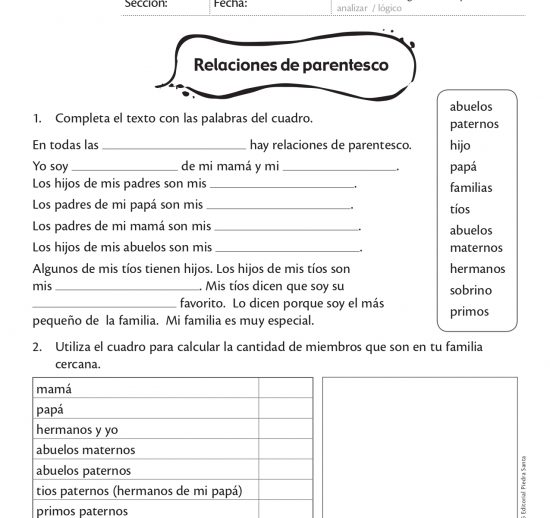 Relaciones de parentesco