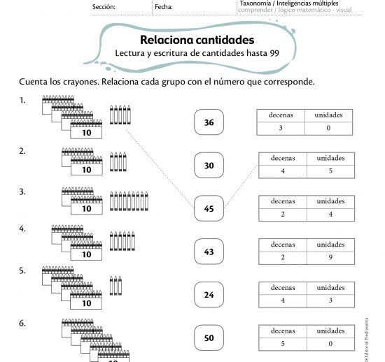 Relaciono cantidades