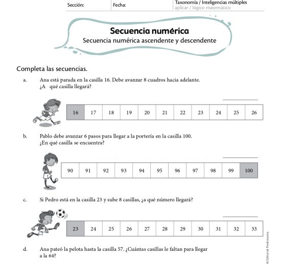 Secuencia numérica
