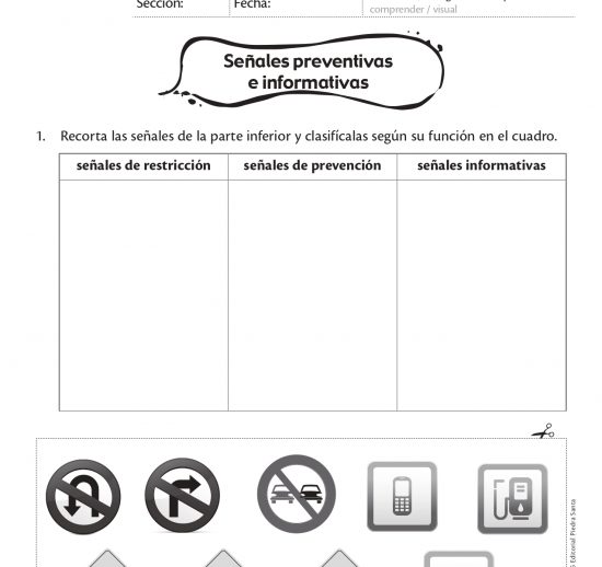 Señales preventivas e informativas