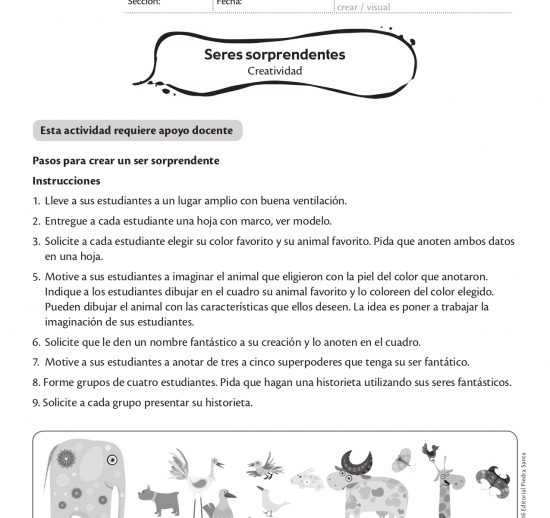 Seres sorprendentes