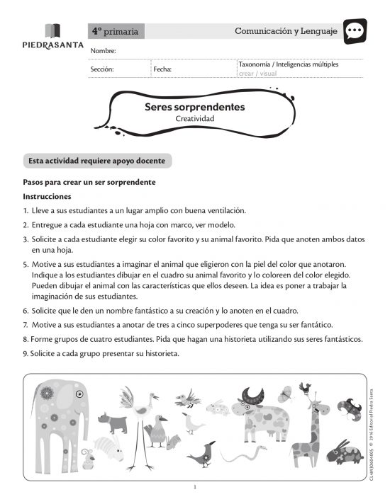 Seres sorprendentes