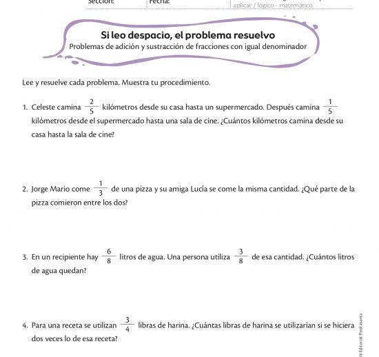 Si leo despacio, el problema resuelvo