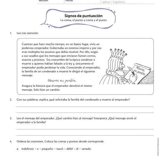 Signos de puntuación