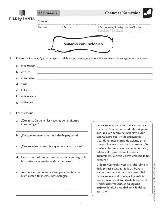 Sistema inmunológico