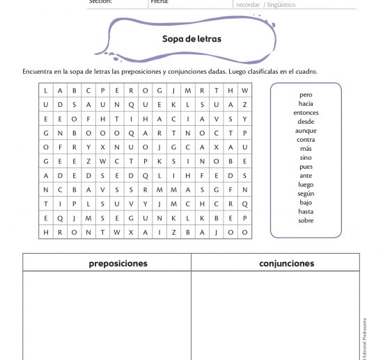 Sopa de letras