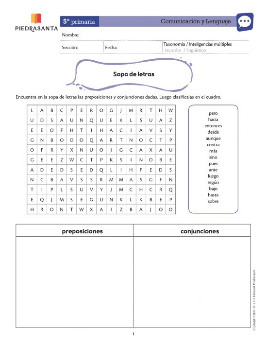 Sopa de letras