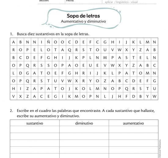 Sopa de letras