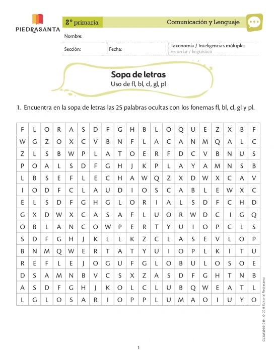 Sopa de letras