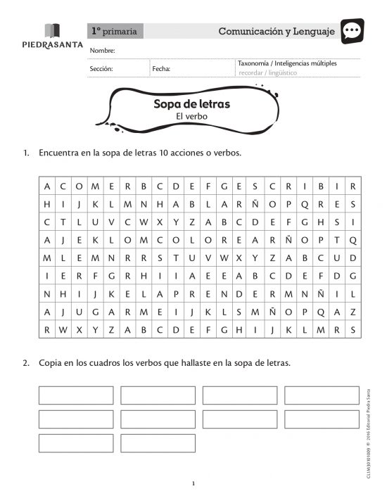 Sopa de letras
