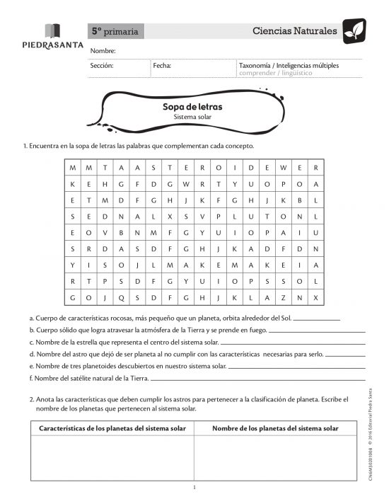Sopa de letras