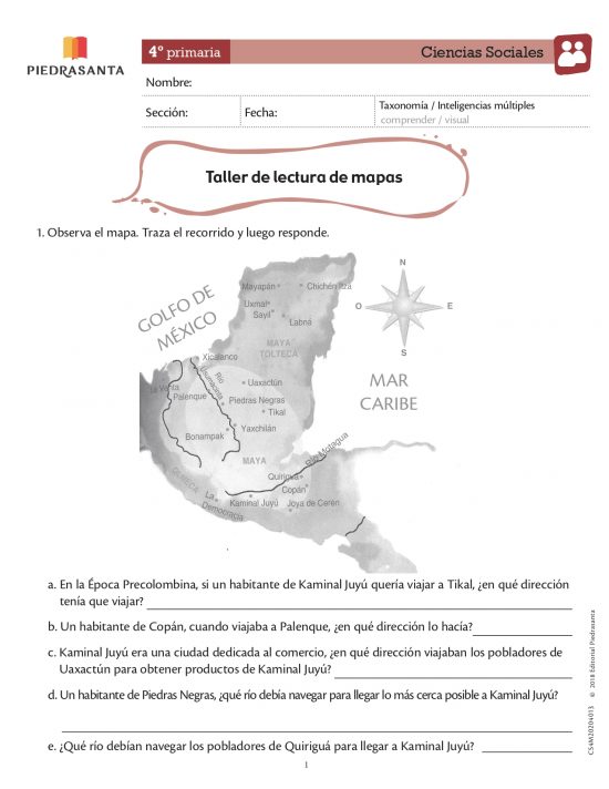 Taller de lectura de mapas