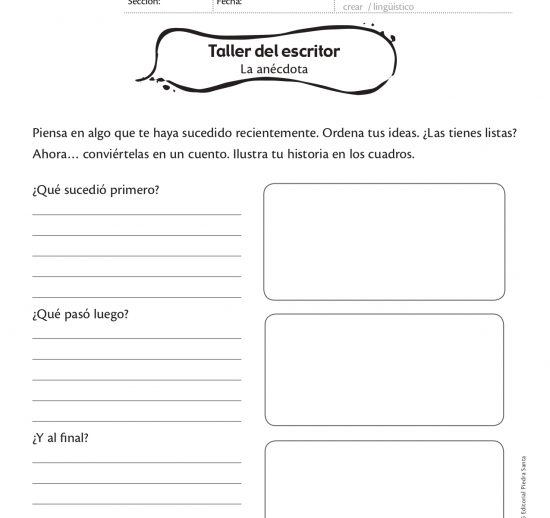 Taller del escritor