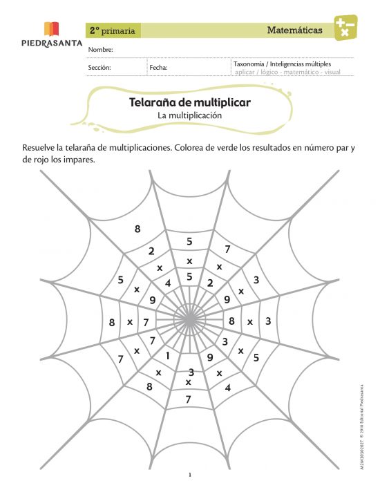 Telaraña de multiplicar