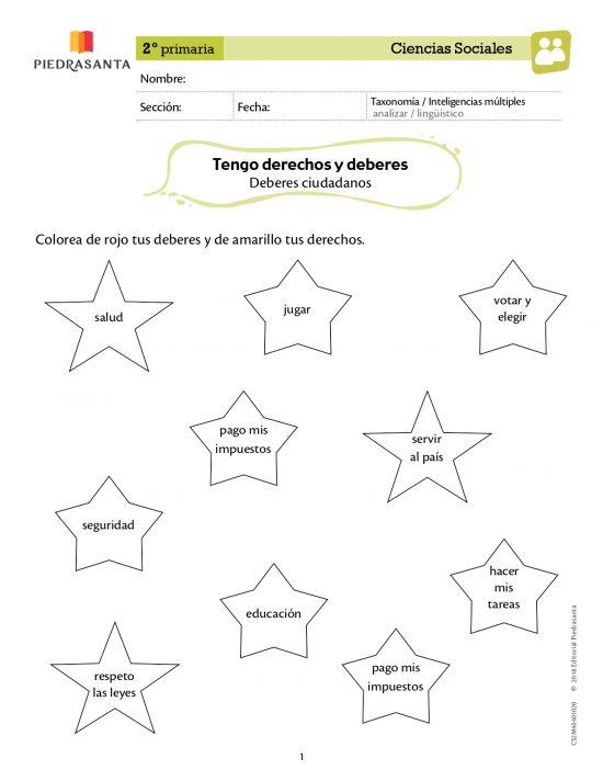 Tengo derechos y deberes