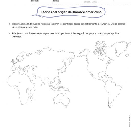 Teorías del origen del hombre americano
