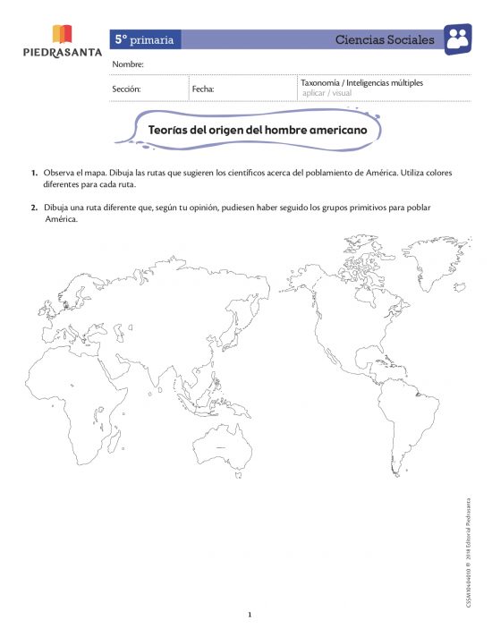 Teorías del origen del hombre americano